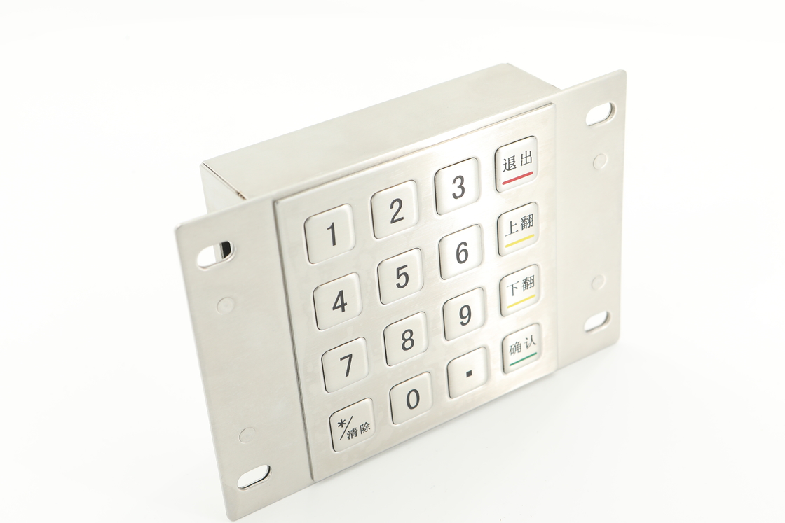 3.6N Keycaps لوحة دبوس مشفرة 10 مفاتيح رقمية لوحة مفاتيح PCI 4.0 ATM Machine Keypad