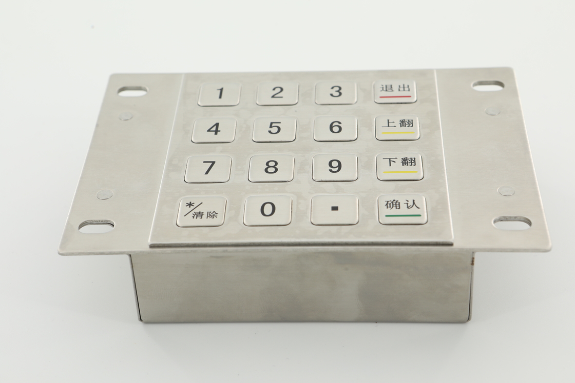 3.6N Keycaps لوحة دبوس مشفرة 10 مفاتيح رقمية لوحة مفاتيح PCI 4.0 ATM Machine Keypad