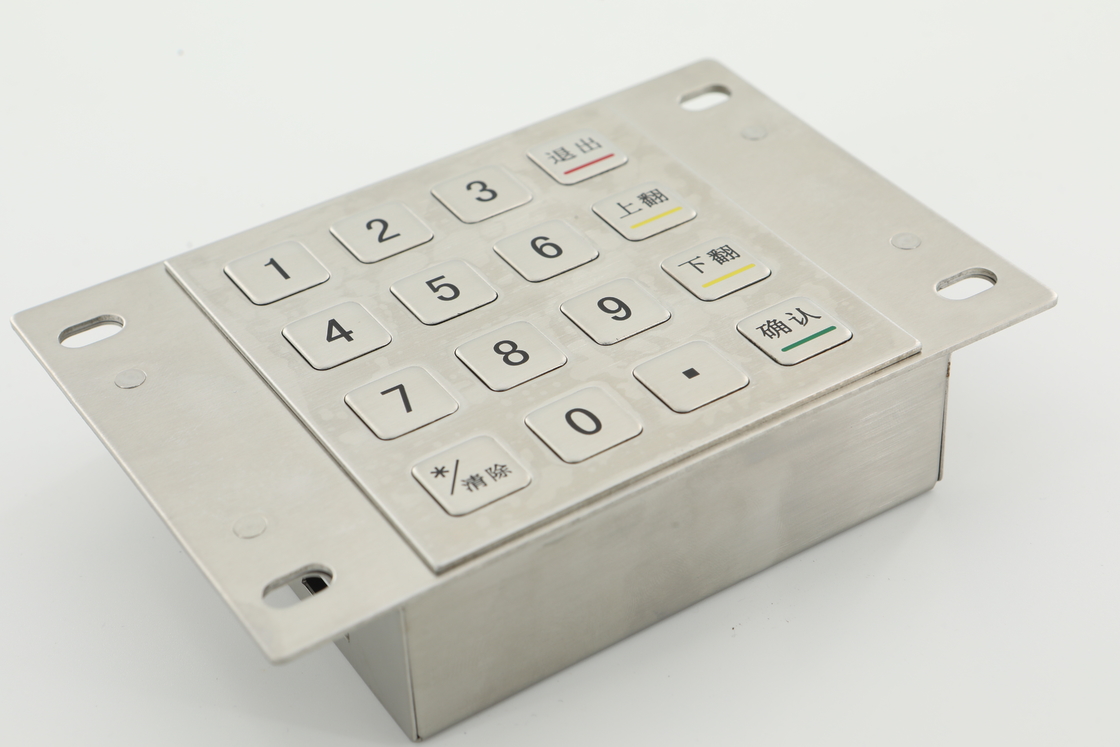 3.6N Keycaps لوحة دبوس مشفرة 10 مفاتيح رقمية لوحة مفاتيح PCI 4.0 ATM Machine Keypad