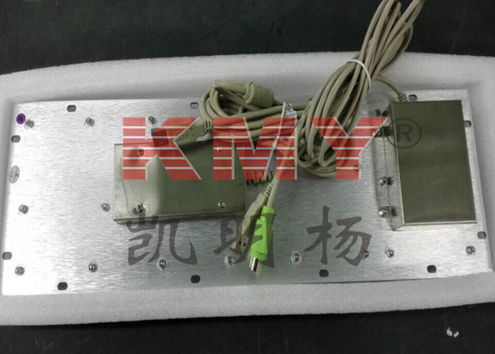 65 مفتاحًا قياسيًا للوحة مفاتيح معدنية كشك مع جهاز تأشير كرة التتبع ومنفذ USB