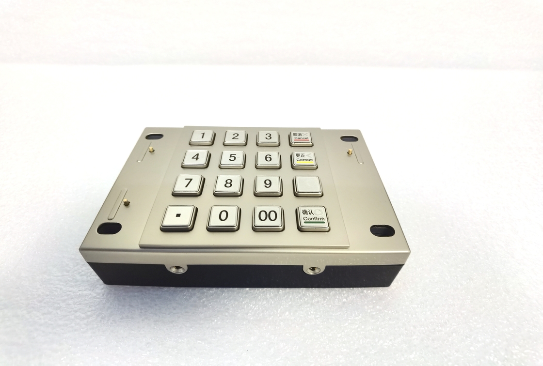 RoHS FCC 87.5 X 91.5mm 1.2KG ATM Pin Pad Bank Machine Keypad